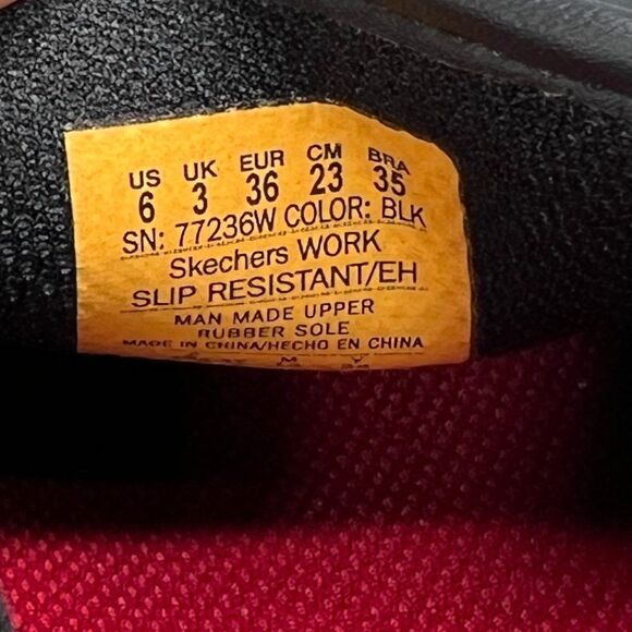 Skechers Women's Size 6 Relaxed Fit Nampa Annod Slip Resistant Work Shoes - Picture 10 of 14